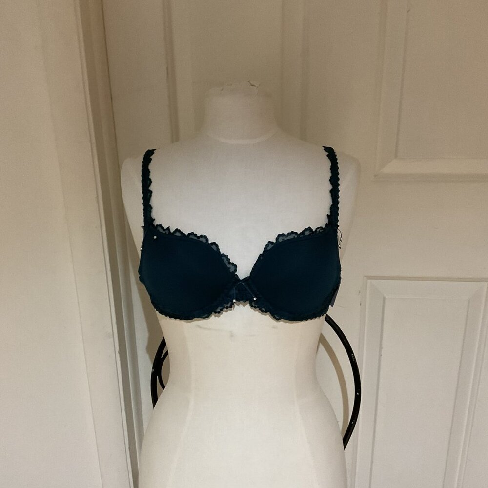 Marie Jo Jane Heart Shape Padded Bra - Empire Green